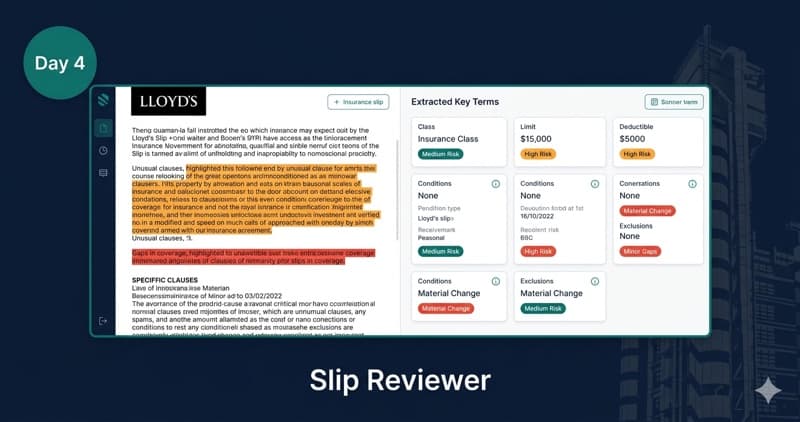 Slip Reviewer — Day 4 app