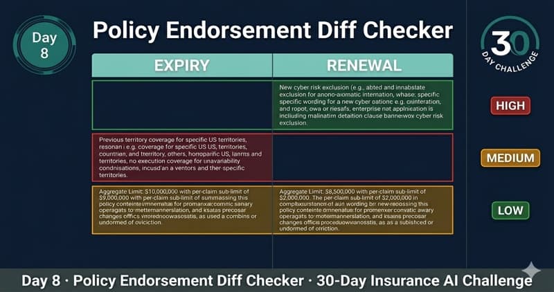 Policy Endorsement Diff Checker — Day 8 app