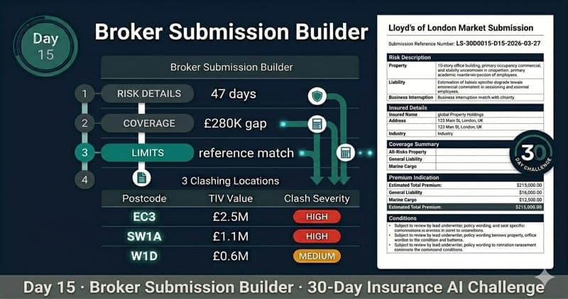 Broker Submission Builder — Day 15 app
