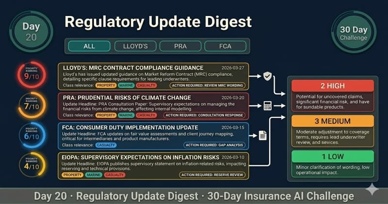 Regulatory Update Digest — Day 20 app